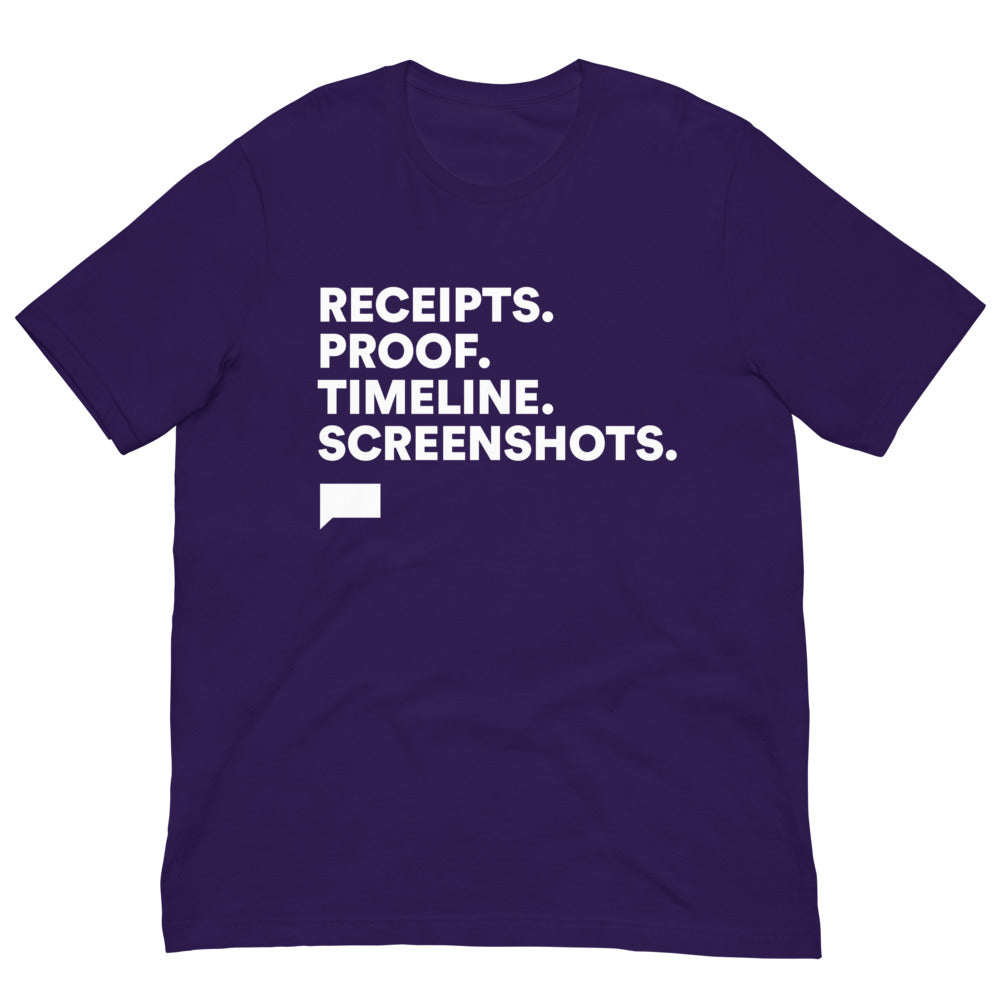 The Real Housewives of Salt Lake City T-Shirt Receipts  Team Purple