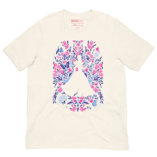 Wicked: For Good T-Shirt "Glinda Floral" Vintage White