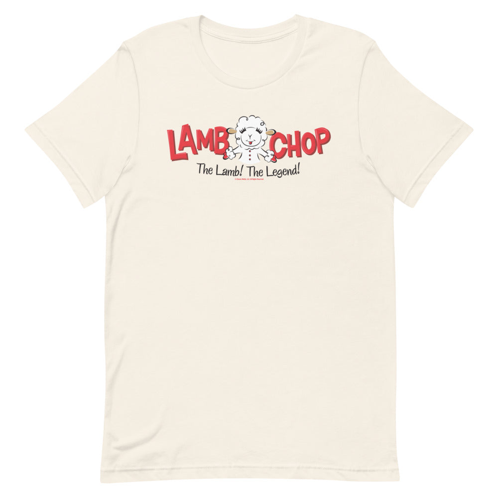 Lamb Chop Logo T-shirt Vintage White