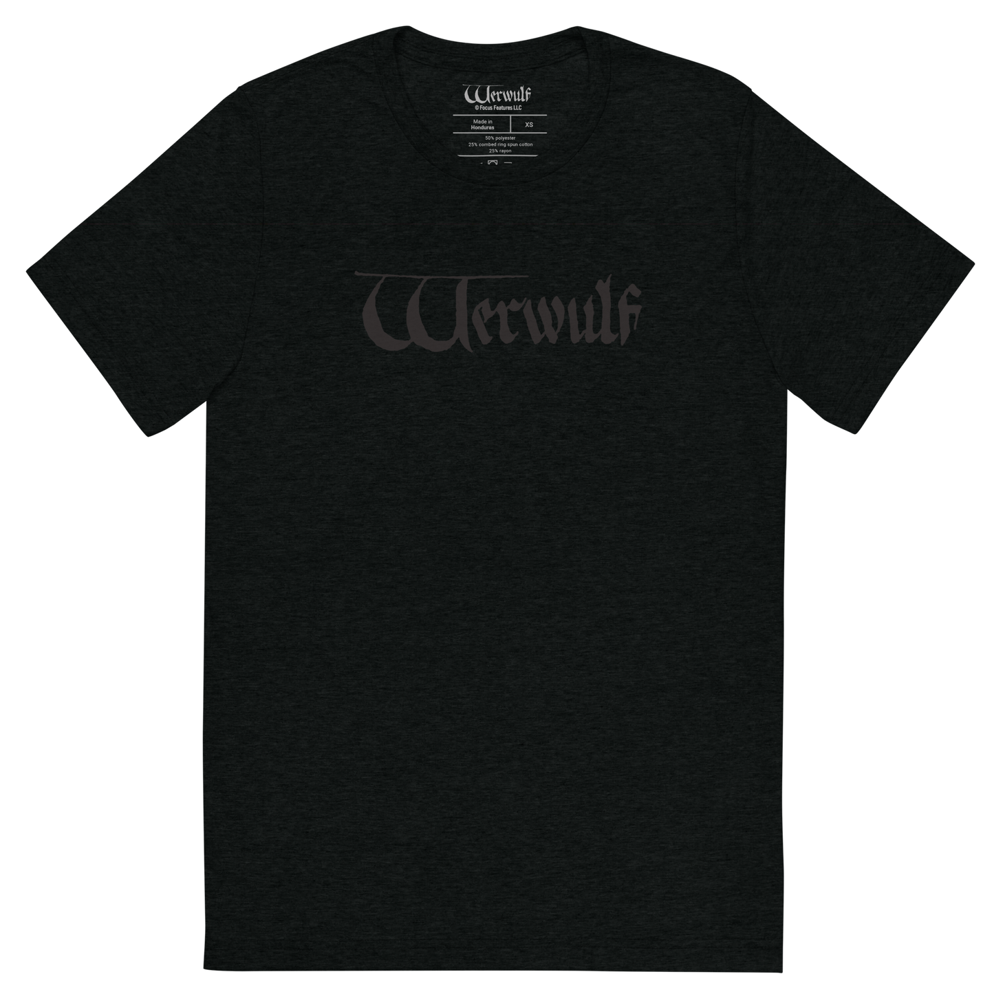 Werwulf Unisex Black Script T-Shirt