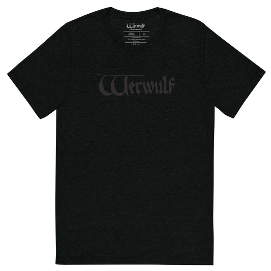 Werwulf Unisex Black Script T-Shirt