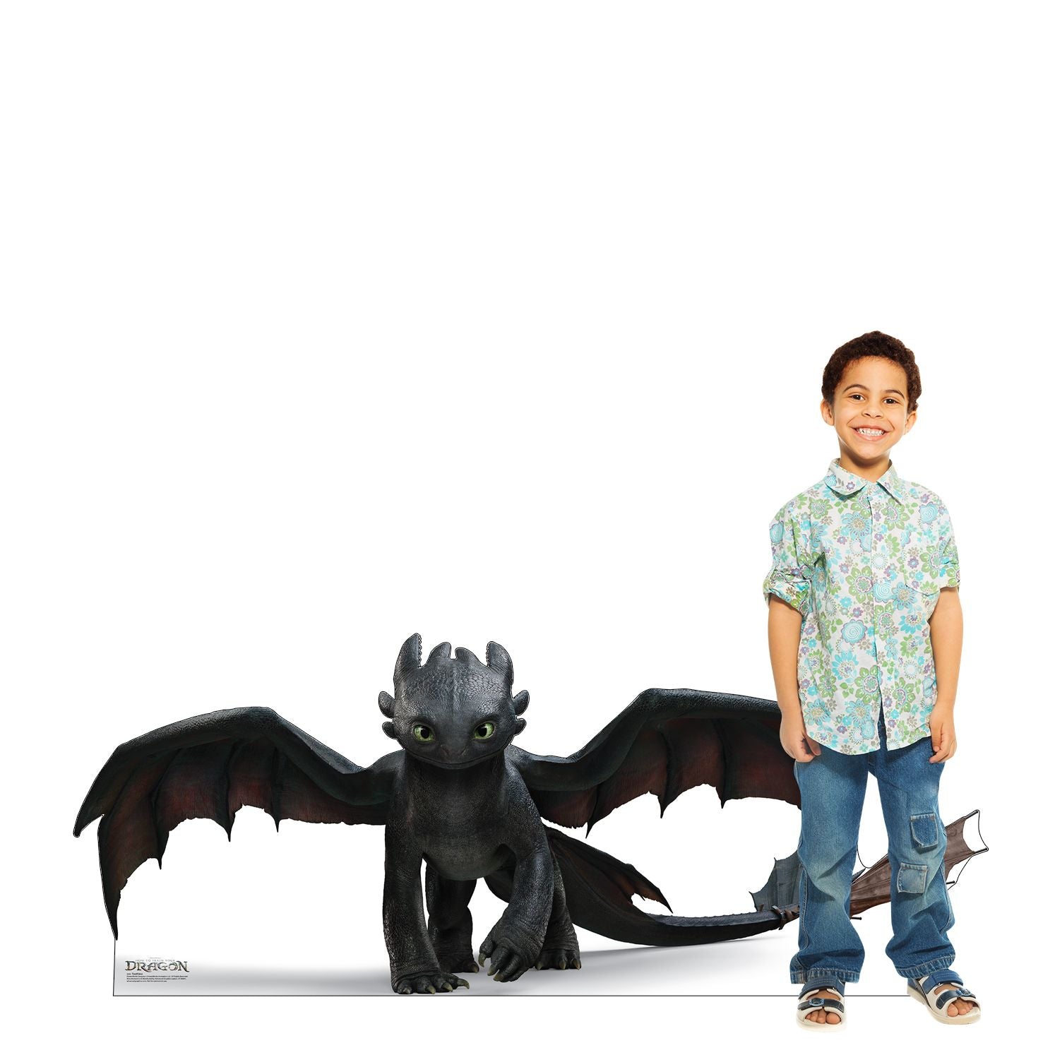 Whight Toothless How to Train Your Dragon Live Action Toothless Standee