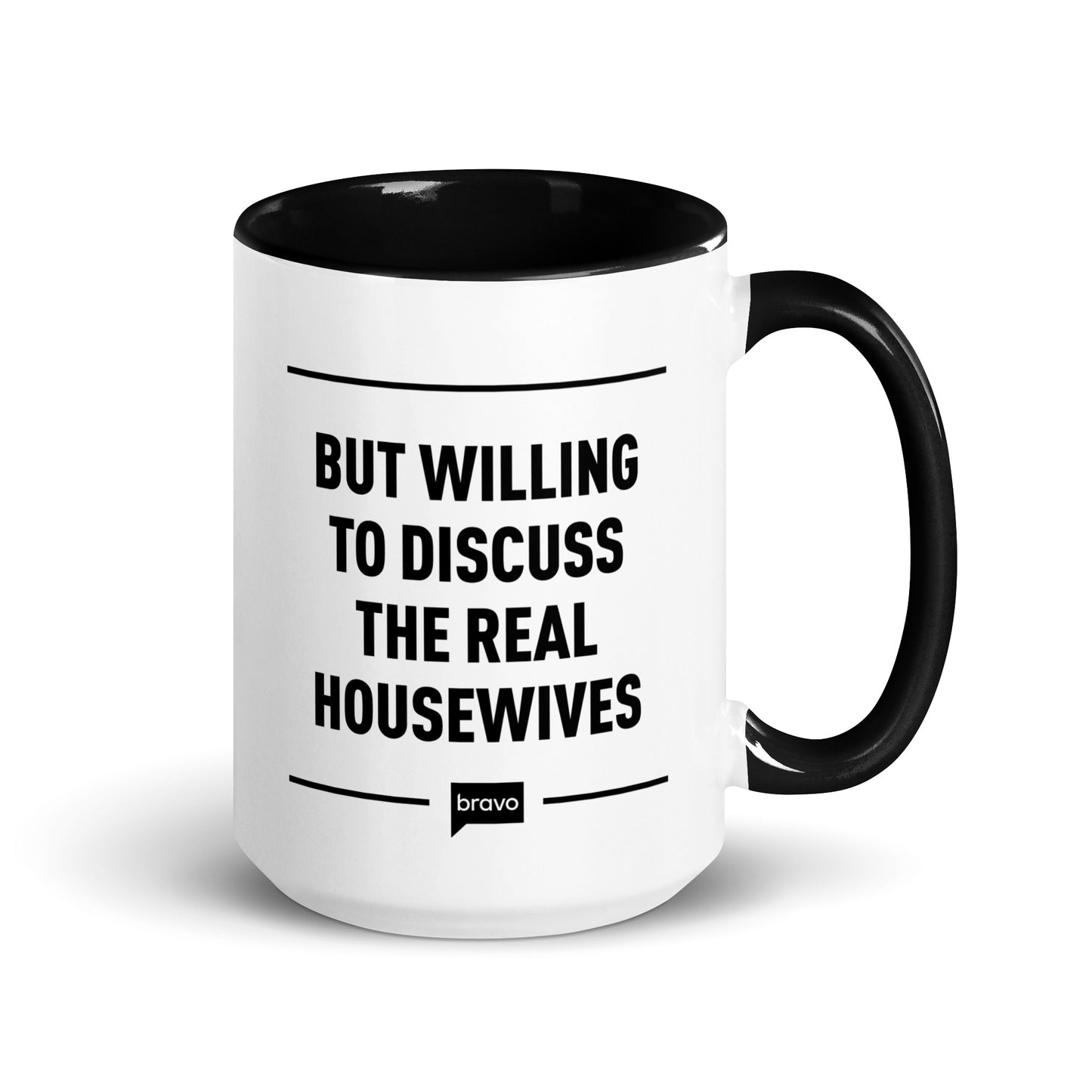 The Real Housewives Mug Willing To Discuss