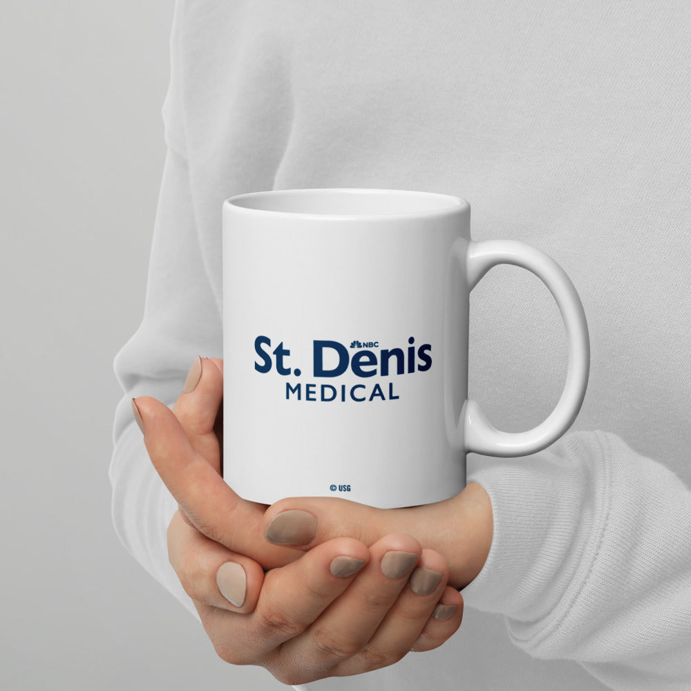 St. Denis Medical Logo White Mug