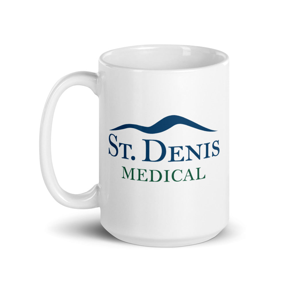 St. Denis Medical Logo White Mug  15 oz