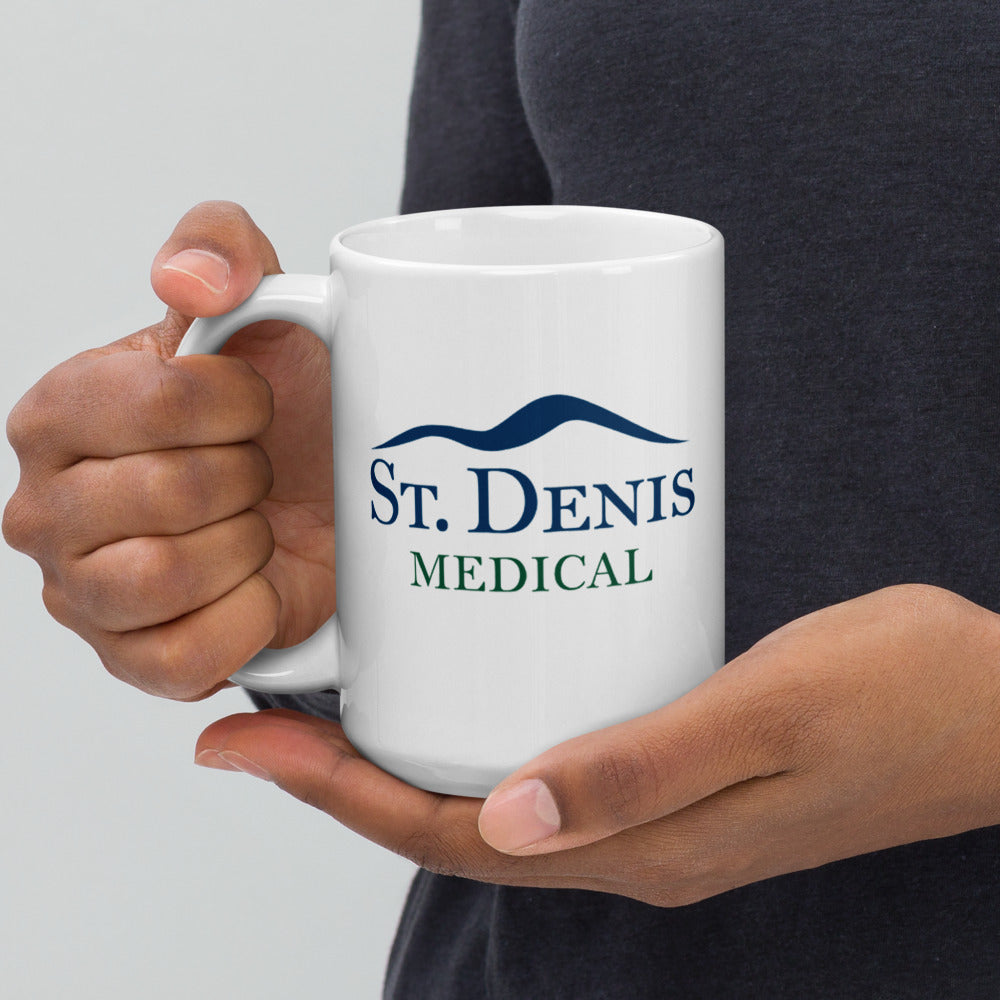 St. Denis Medical Logo White Mug