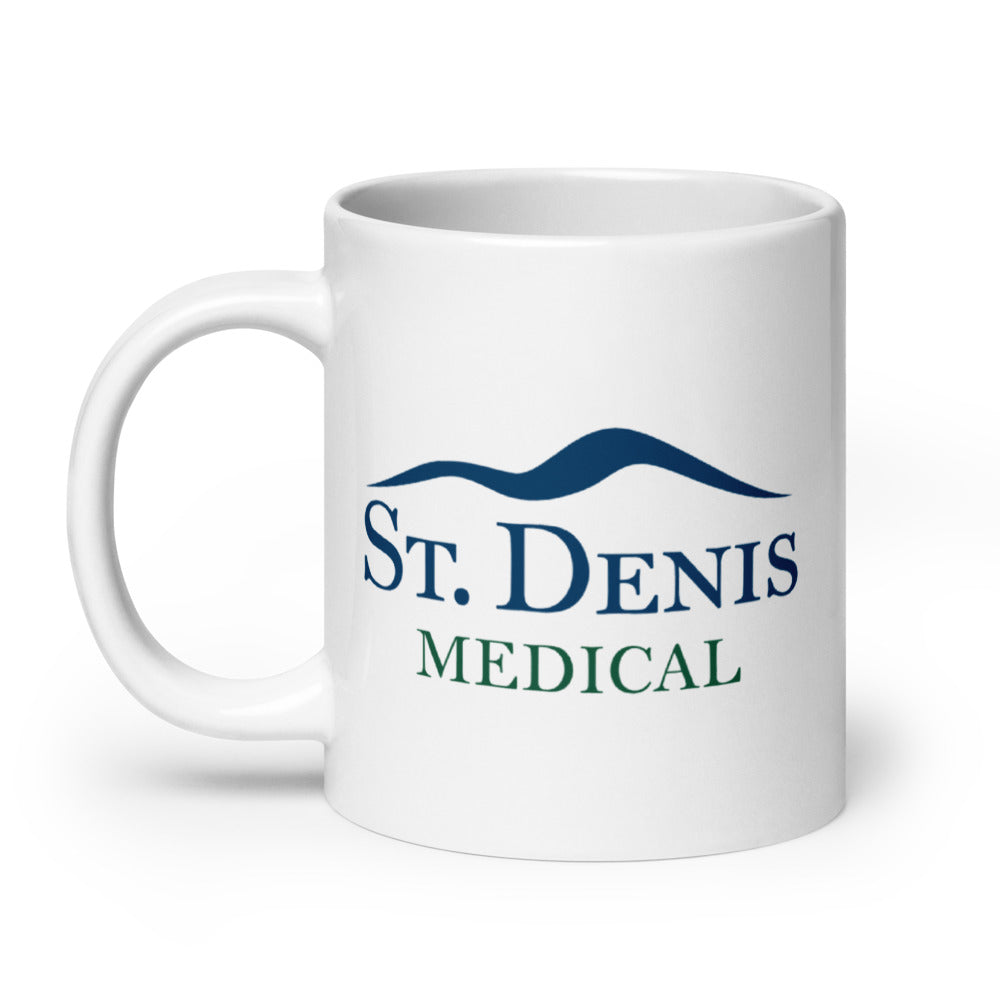 St. Denis Medical Logo White Mug  20 oz
