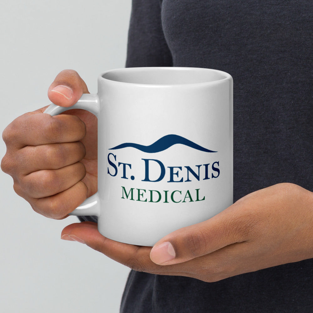 St. Denis Medical Logo White Mug