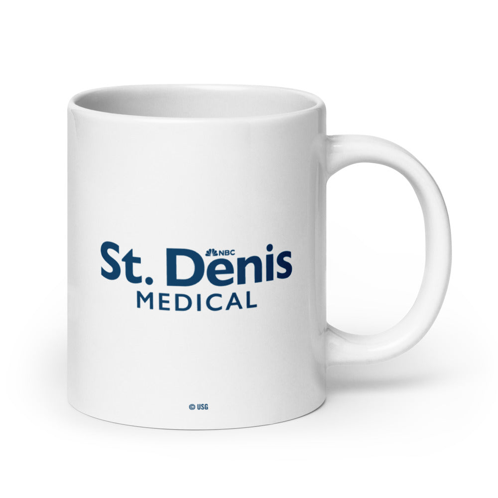 St. Denis Medical Logo White Mug
