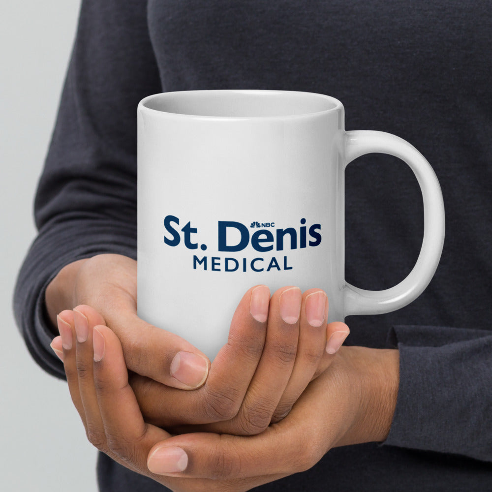 St. Denis Medical Logo White Mug