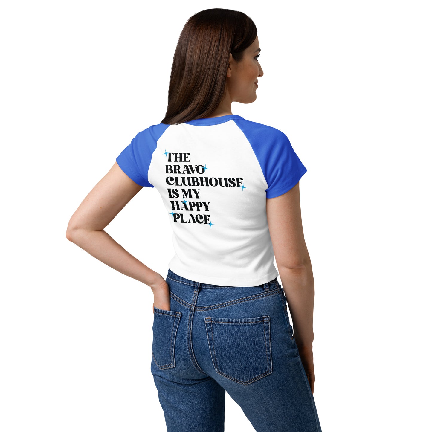 Watch What Happens Live Raglan Tee The Bravo Clubhouse Is My Happy Place