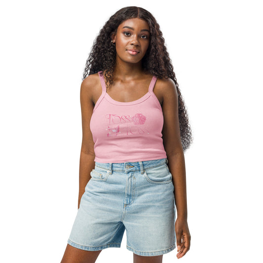 Wicked Glinda Toss Toss Women's Micro-Rib Tank Top