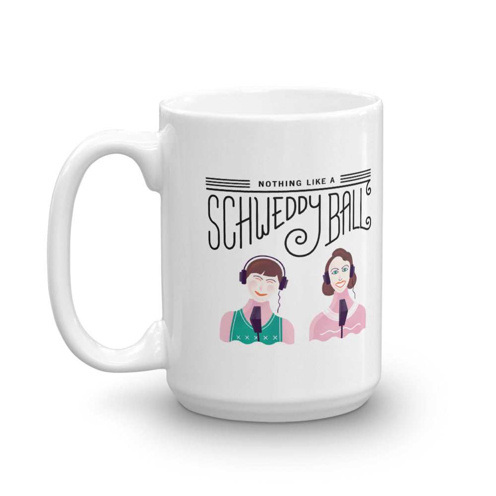 Saturday Night Live Schweddy Ball White Mug