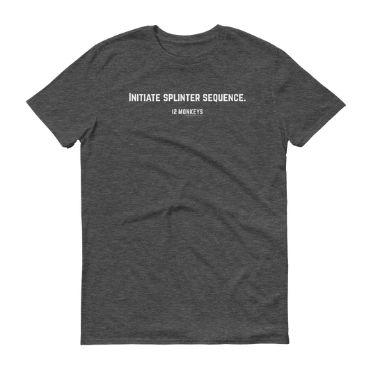 12 Monkeys Initiate Splinter Sequence Adult Short Sleeve T-Shirt