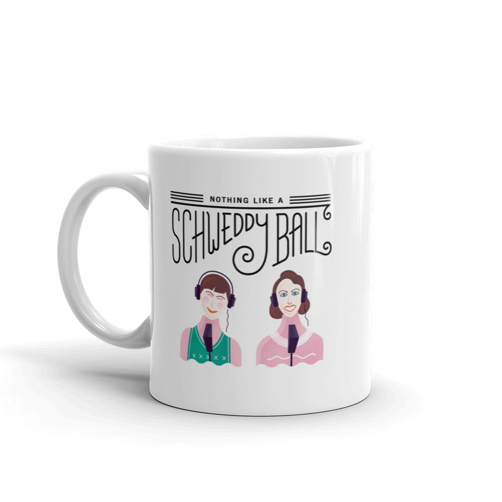 Saturday Night Live Schweddy Ball White Mug