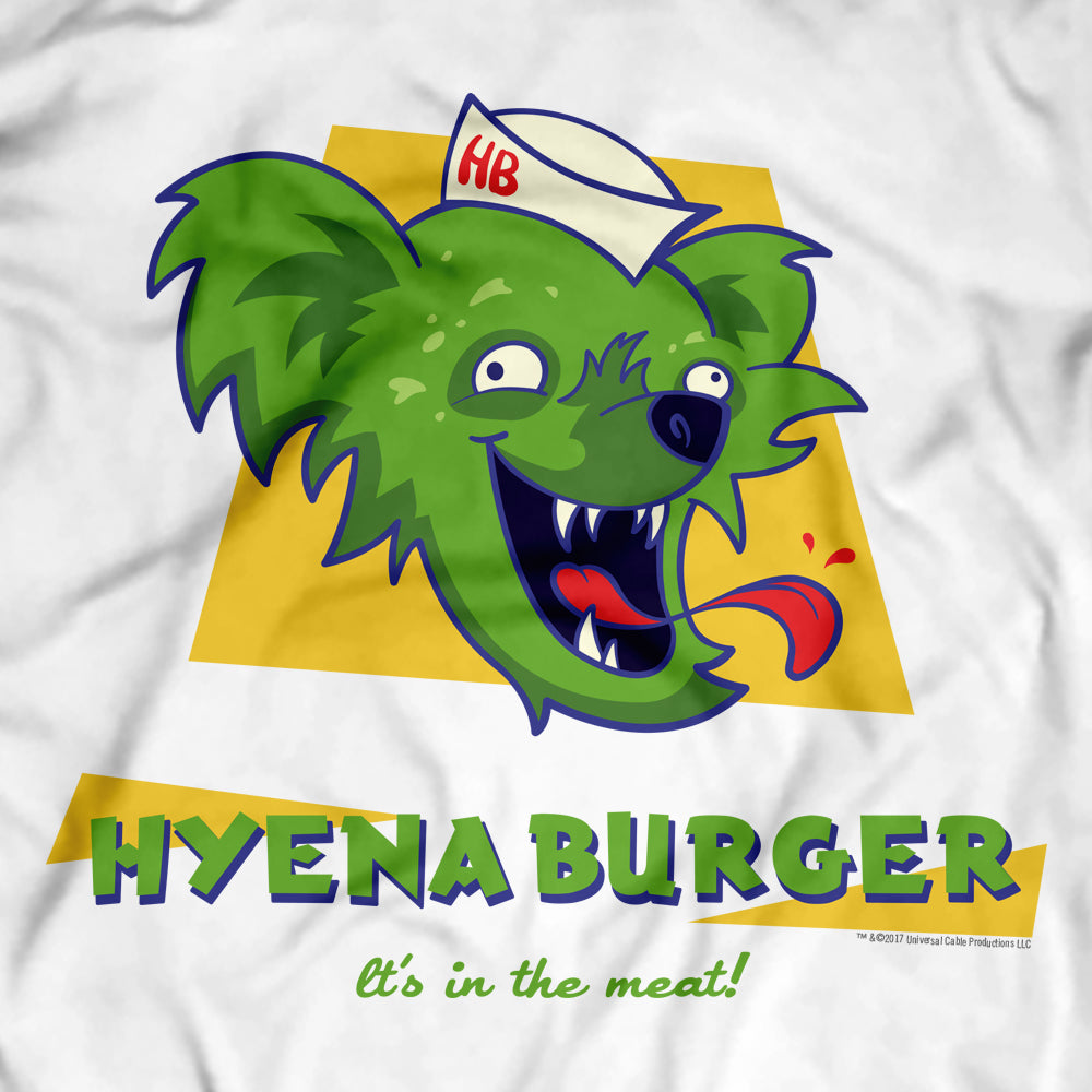 12 Monkeys Hyena Burger Adult Short Sleeve T-Shirt