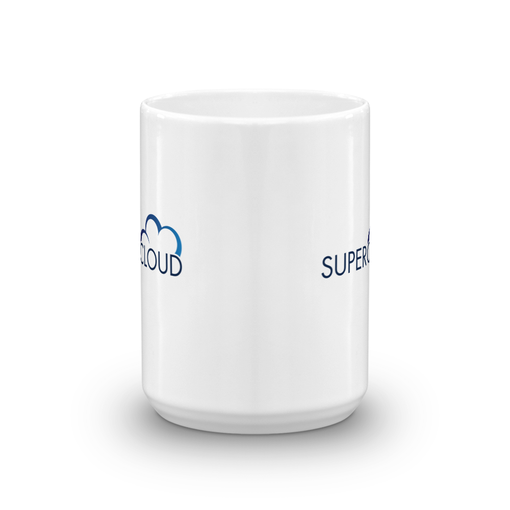Superstore Supercloud Logo White Mug