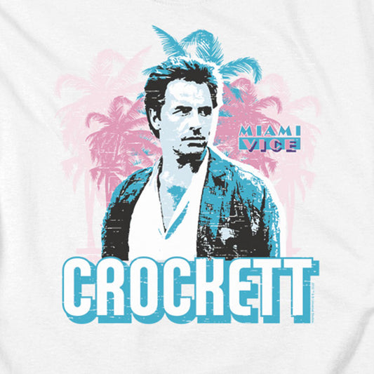 Miami Vice Crockett Short Sleeve T-Shirt
