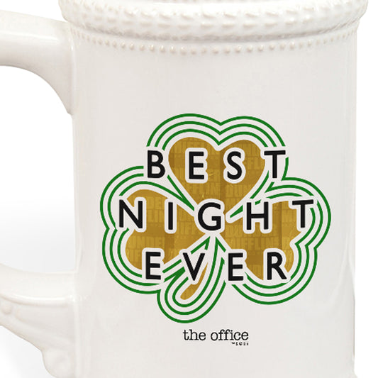 The Office Dunder Mifflin Best Night Ever St. Patrick's Day Beer Stein