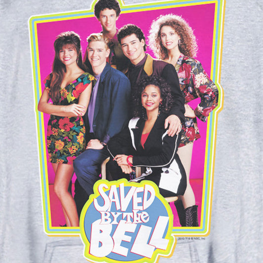 Saved By The Bell Cast Photo Pullover Hoodie