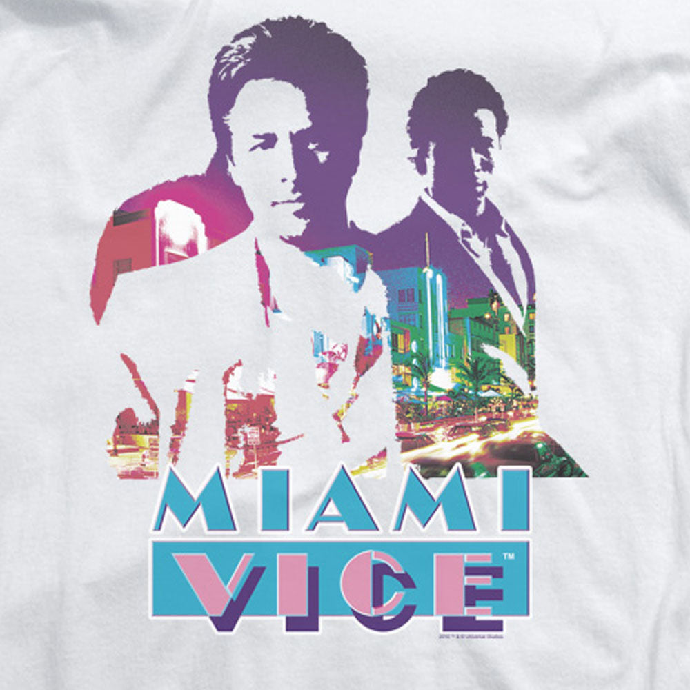 Miami Vice Crockett and Tubbs Long Sleeve T-Shirt
