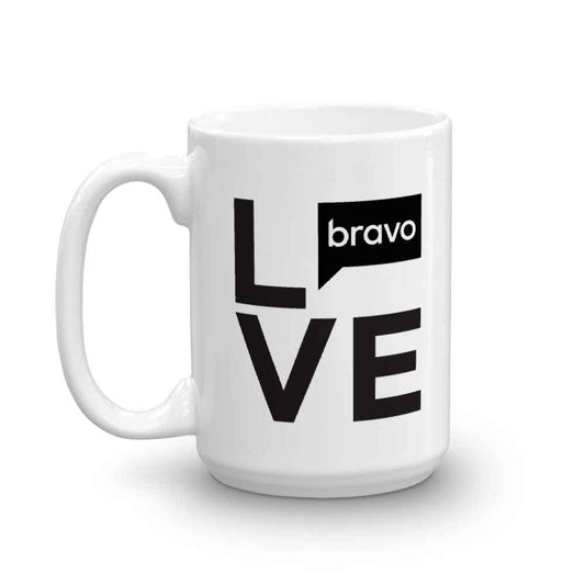 Bravo Love White Mug - 15 oz.