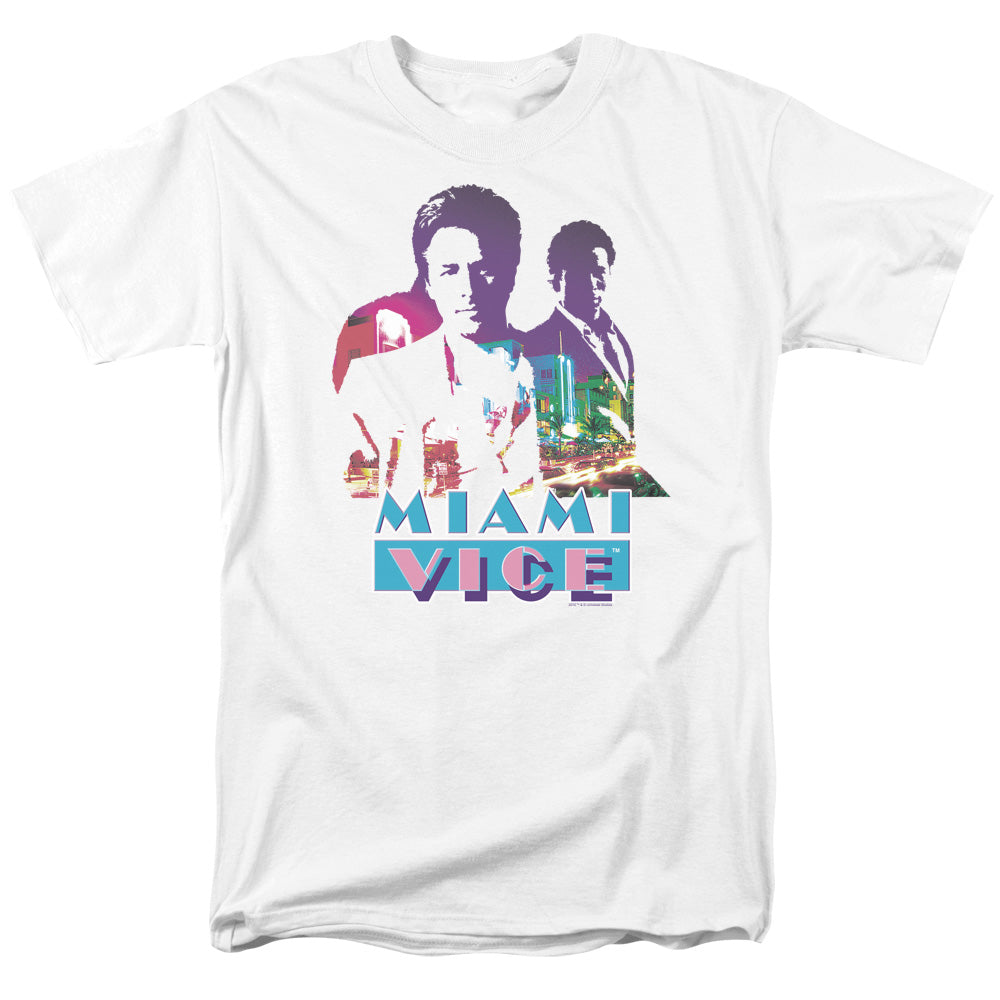 Miami Vice Crockett and Tubbs Men's Short Sleeve T-Shirt
