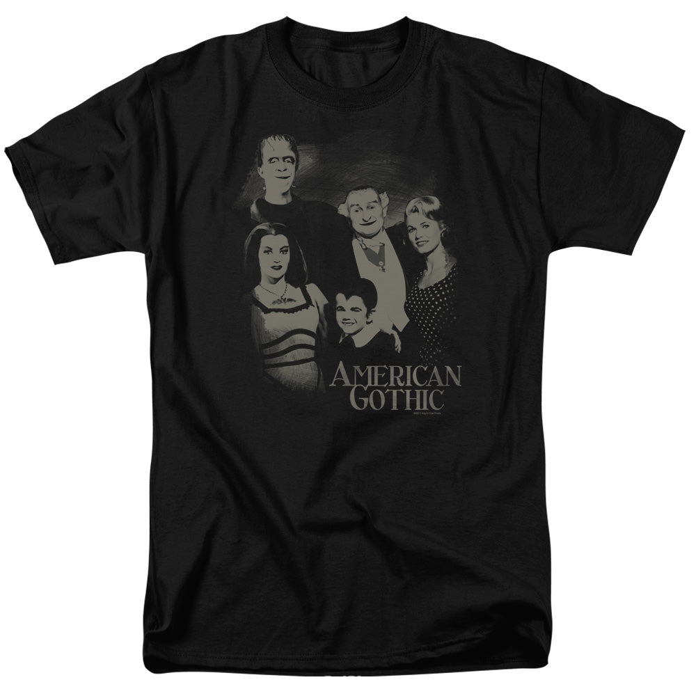 The Munsters American Gothic Men's Short Sleeve T-shirt