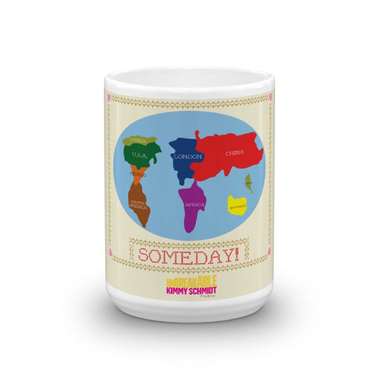 Unbreakable Kimmy Schmidt Someday Cross Stitch White Mug