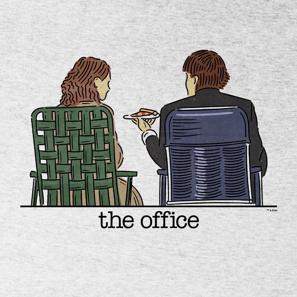 The Office Jim and Pam Roof Date Men's Tri-Blend Short Sleeve T-Shirt
