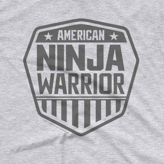 American Ninja Warrior Grey Logo Men's Short Sleeve T-Shirt