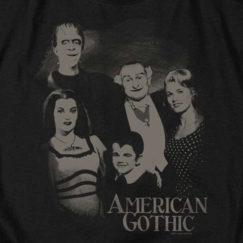The Munsters American Gothic Men's Short Sleeve T-shirt