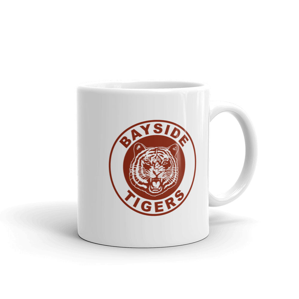 Saved By The Bell Bayside Tigers White Mug