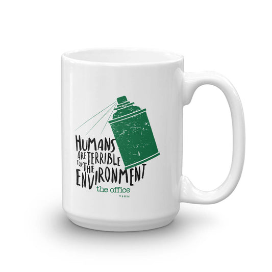 The Office Humans Are Terrible for the Environment  White Mug