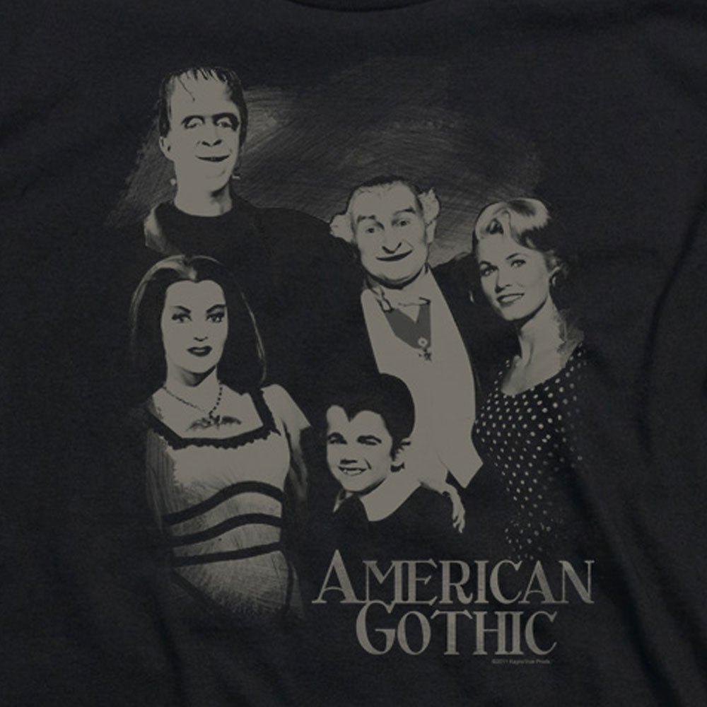 The Munsters American Gothic Long Sleeve T-Shirt