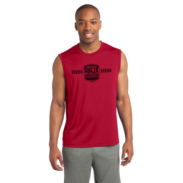 American Ninja Warrior Men's Red Sleeveless Performance Shirt – NBC Store