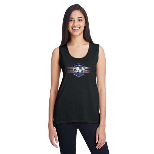 American Ninja Warrior Women's Black Sleeveless Shirt