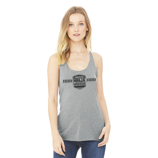 American Ninja Warrior Women's Grey Cotton Tank