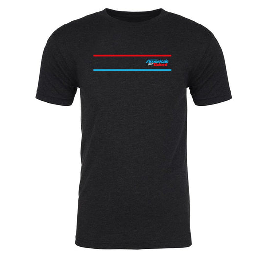 America's Got Talent Striped Men's Tri-Blend T-Shirt