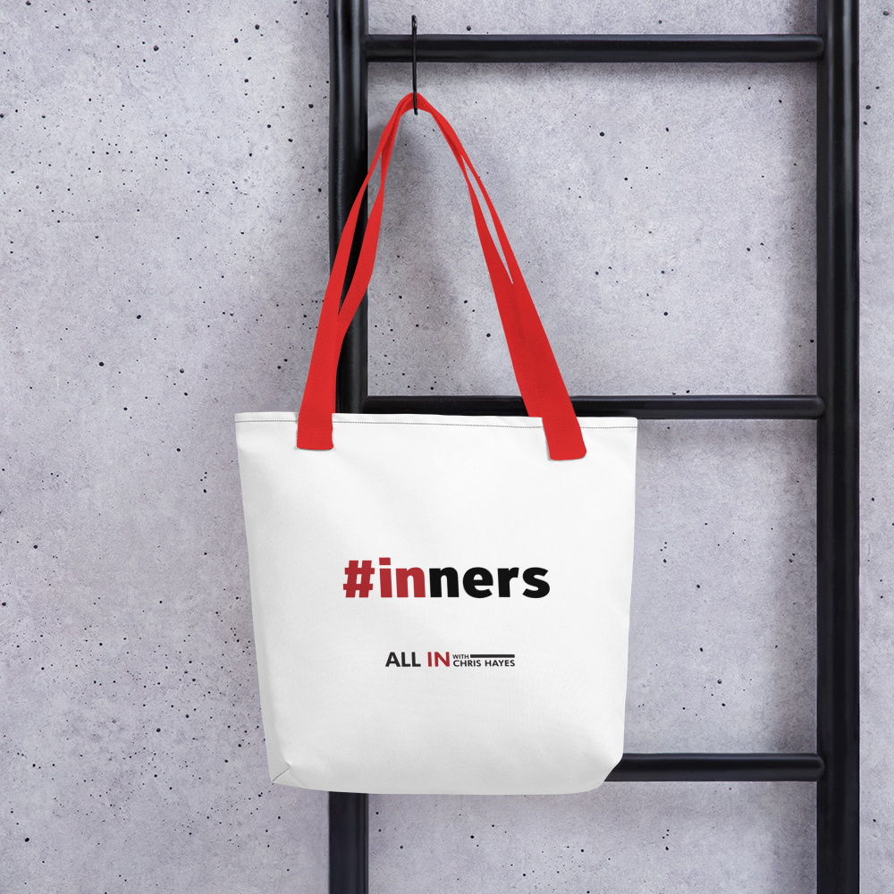 All In with Chris Hayes #INNERS Premium Tote Bag