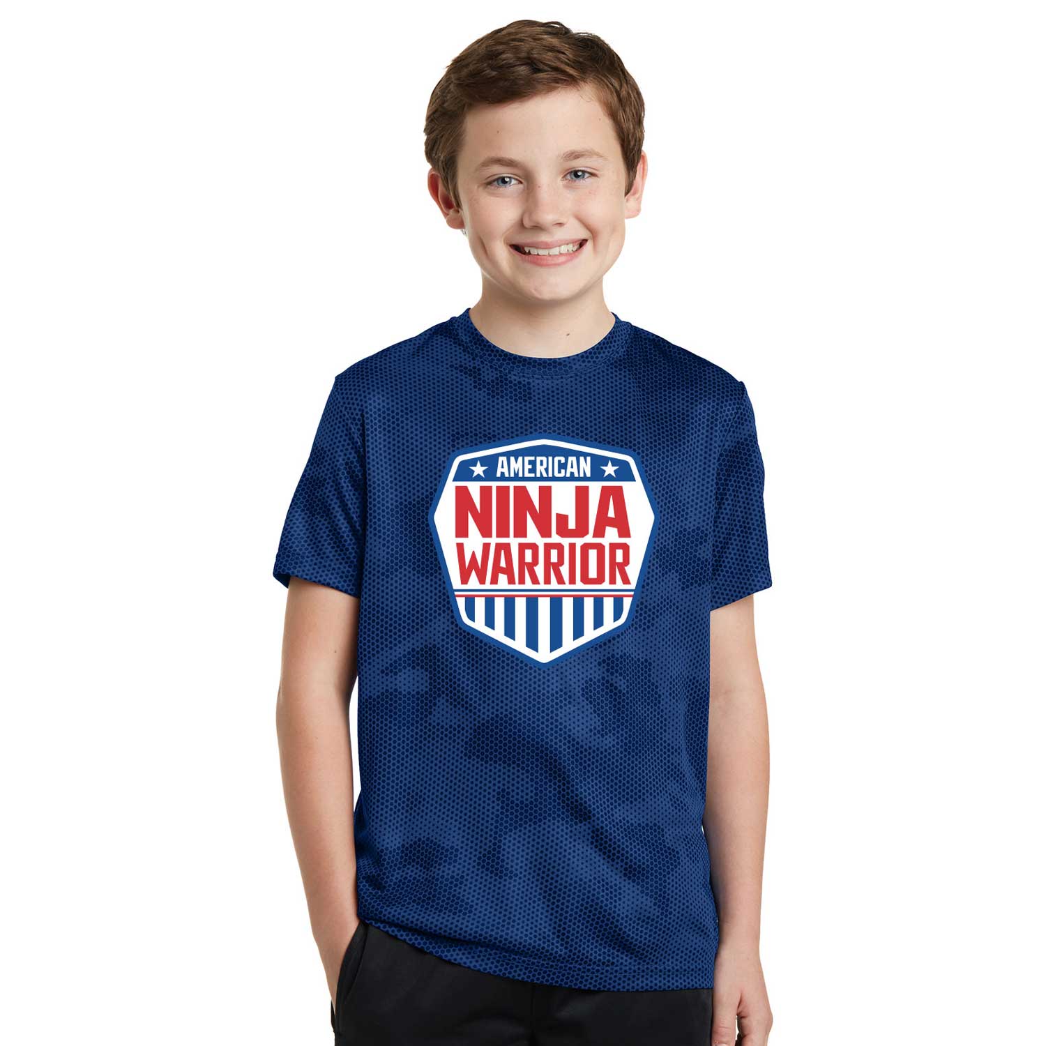 American Ninja Warrior Kids Camo Performance T-Shirt