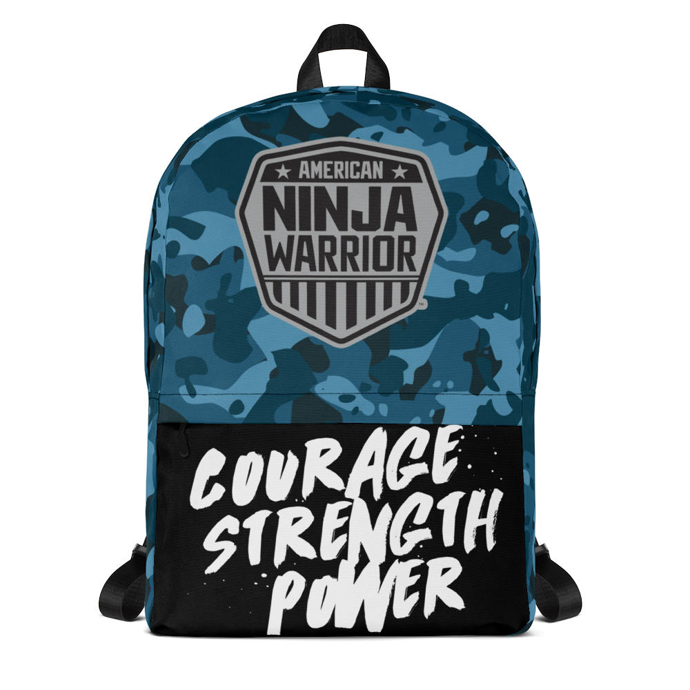 American Ninja Warrior Logo Camo Backpack