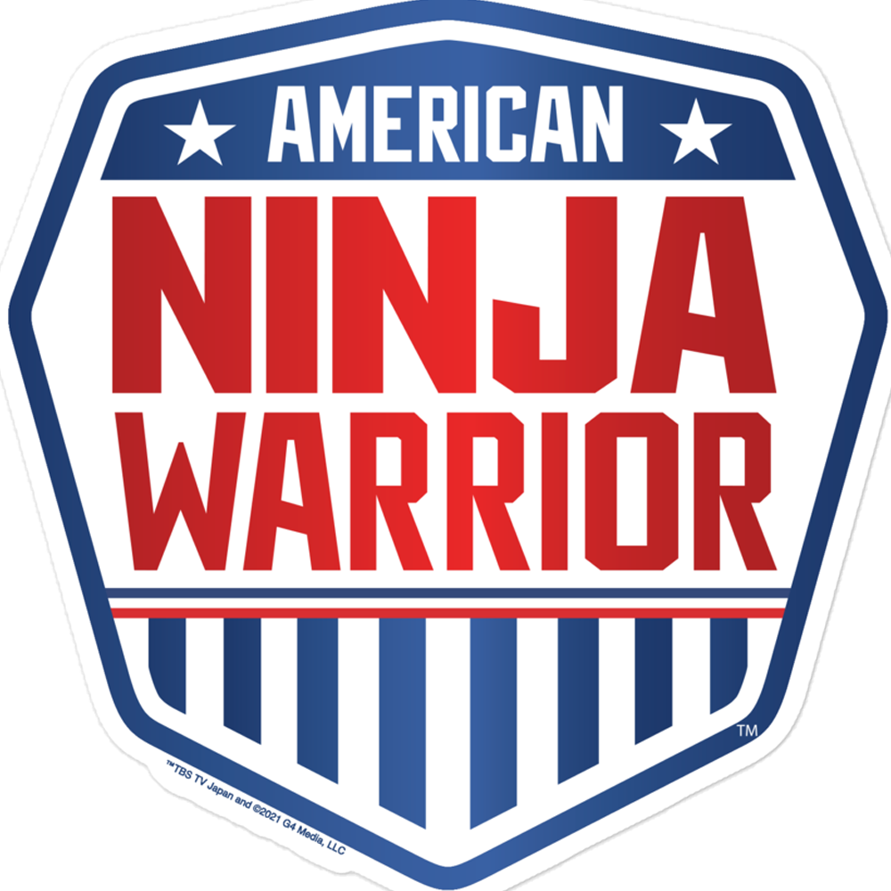 American Ninja Warrior Logo Die Cut Sticker