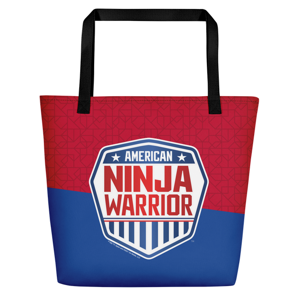 American Ninja Warrior Logo Sliced Logo Tote Bag