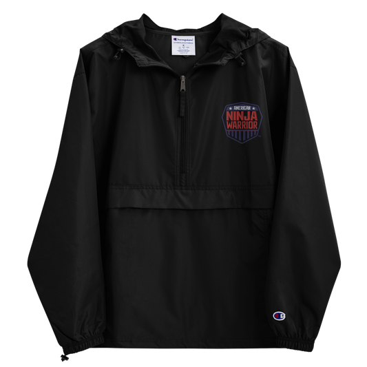 American Ninja Warrior Logo Embroidered Packable Jacket
