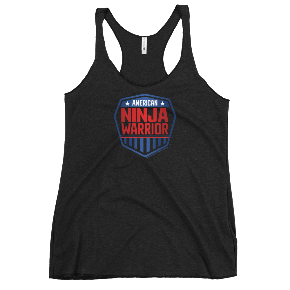 American Ninja Warrior Logo Women's Racerback Tank Top