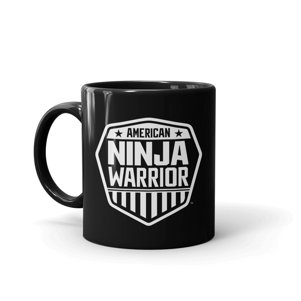 American Ninja Warrior Logo Black Mug
