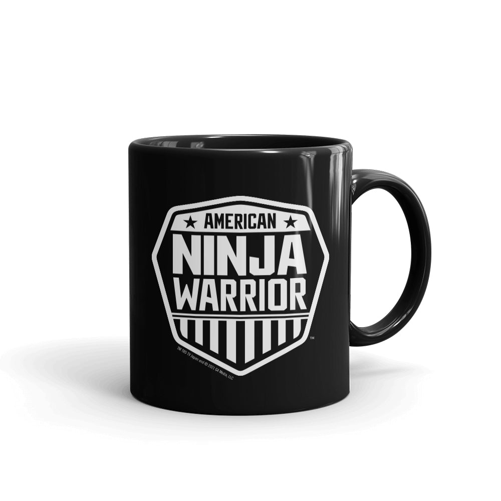 American Ninja Warrior Logo Black Mug