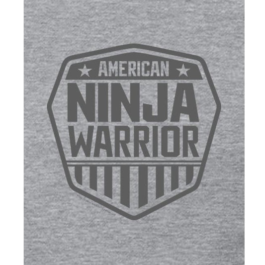 American Ninja Warrior Grey Logo Hooded Sweatshirt
