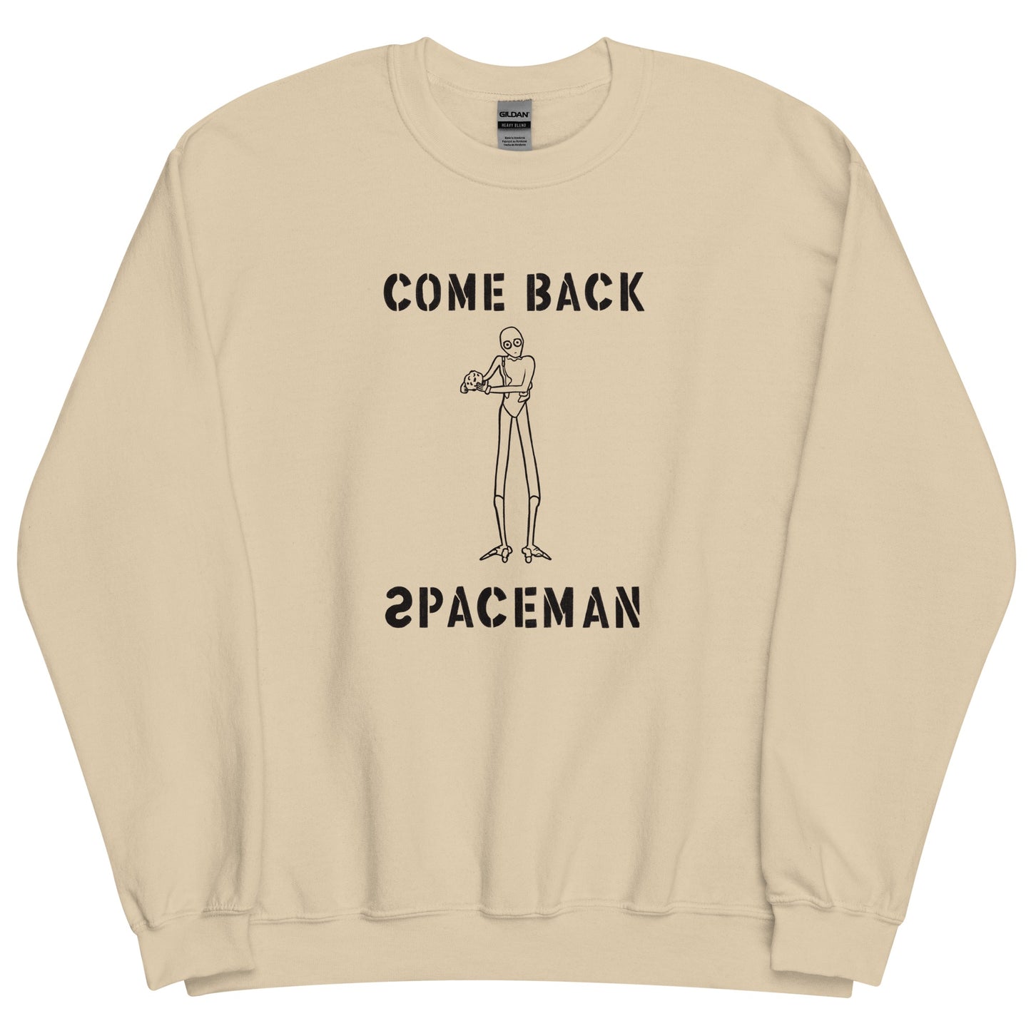 Asteroid City Come Back Spaceman Unisex Crewneck Sweatshirt